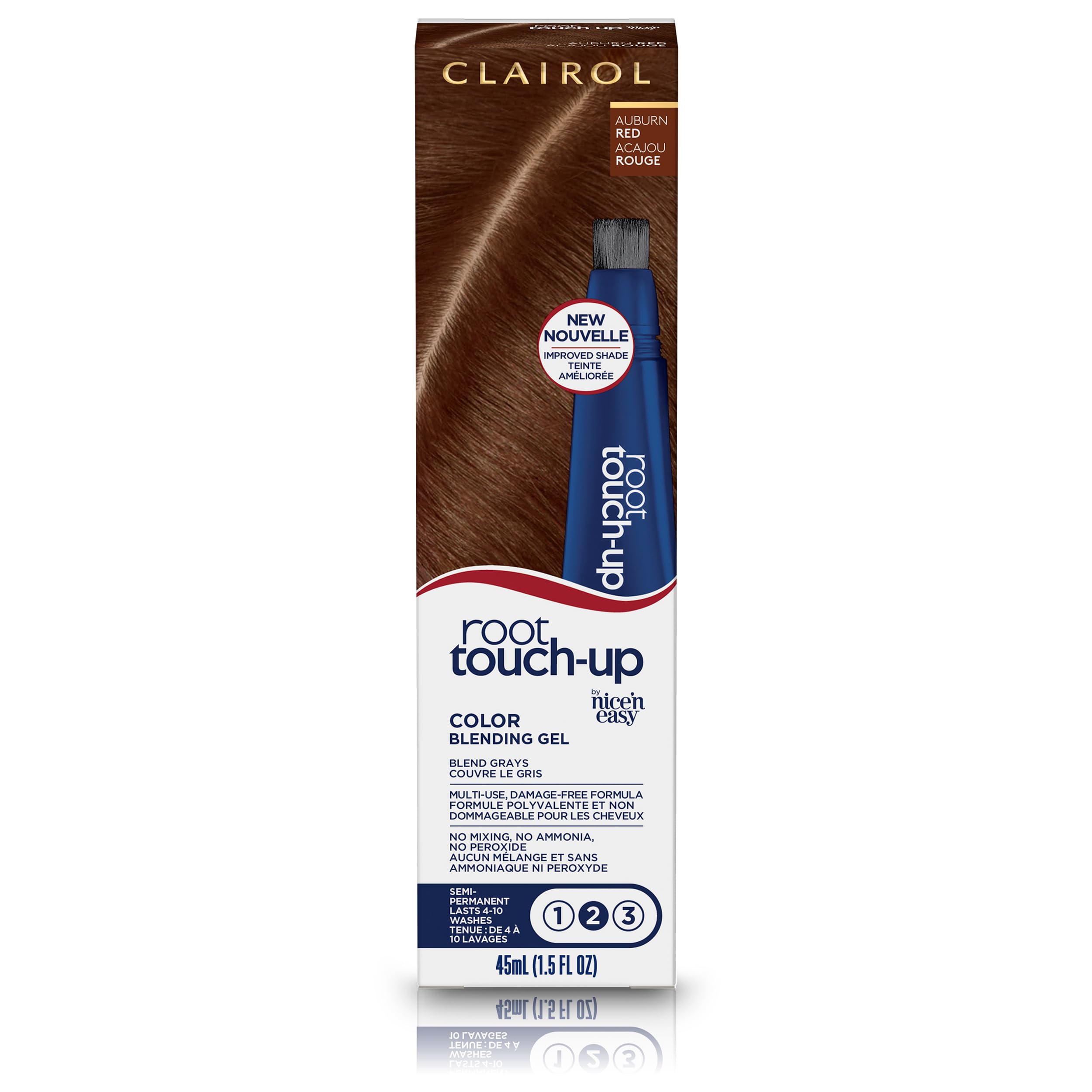 Foto 2 pulgar | Gel Mezclador De Tintes Para El Cabello Clairol Root Touch-up 5r Auburn Red - Venta Internacional.