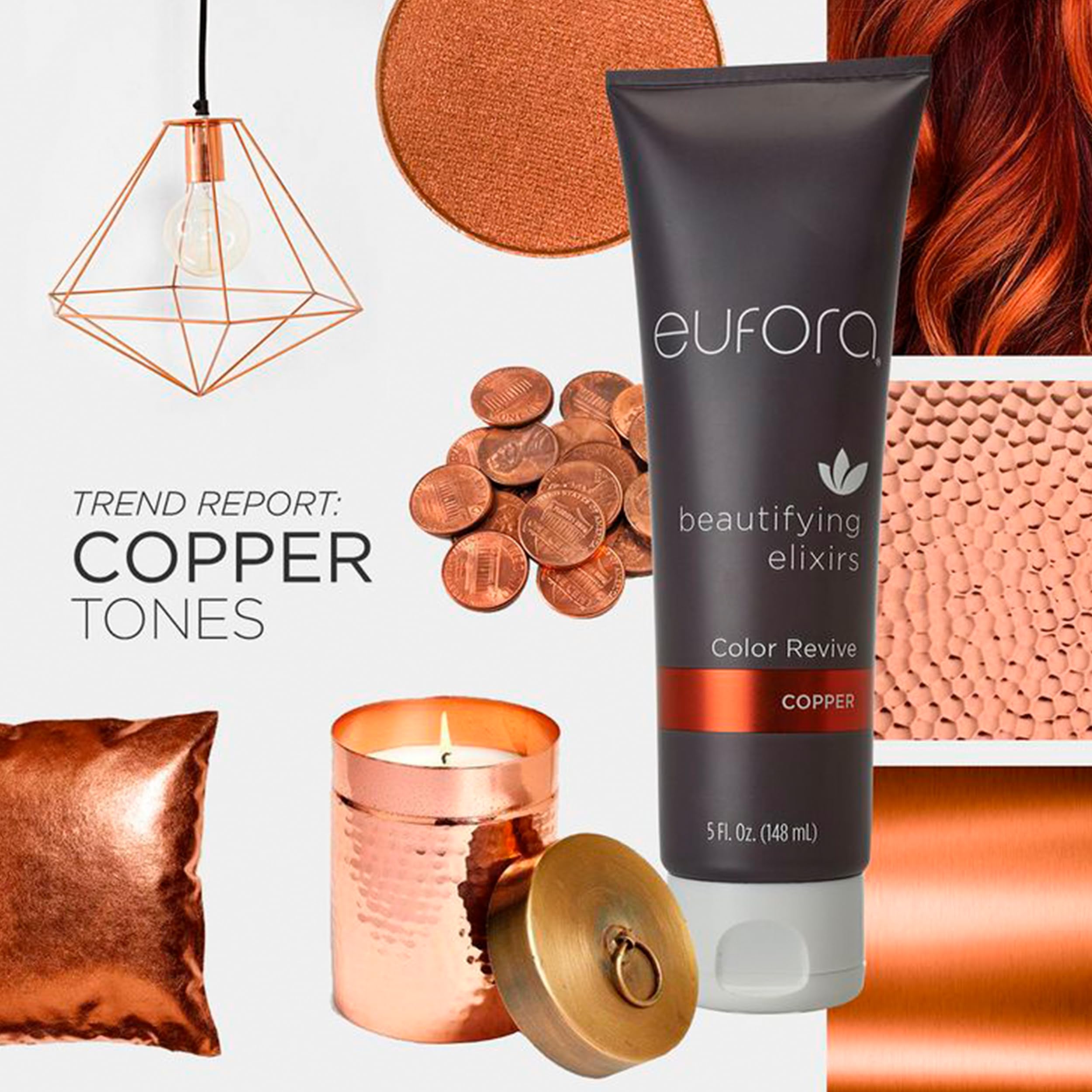 Foto 4 pulgar | Tónico Para El Cabello Eufora Beautifying Elixires Color Revive Copper 150 Ml - Venta Internacional.