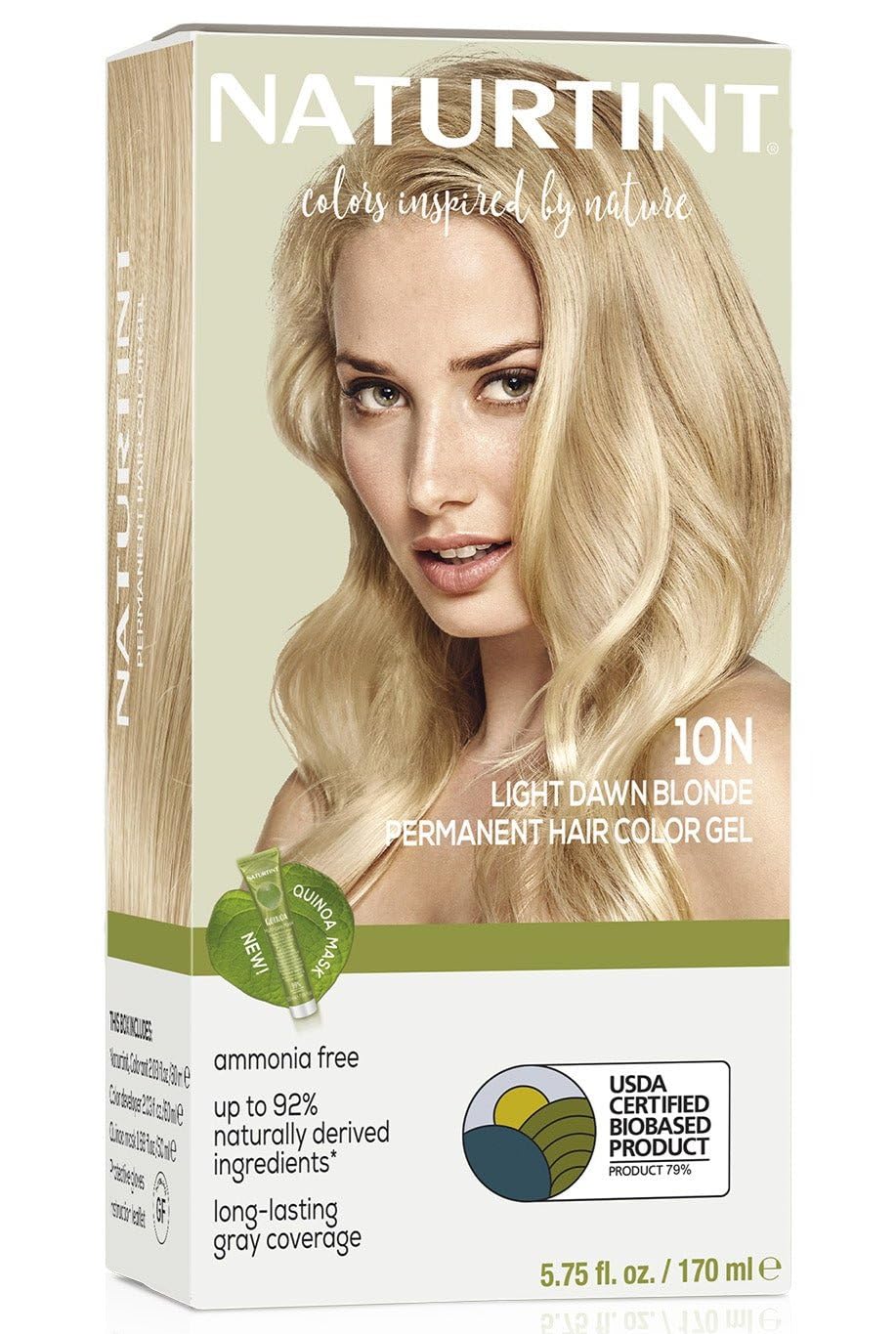 Foto 2 pulgar | Color De Cabello Naturtint 10n Light Dawn Blonde, Paquete 1 - Venta Internacional.