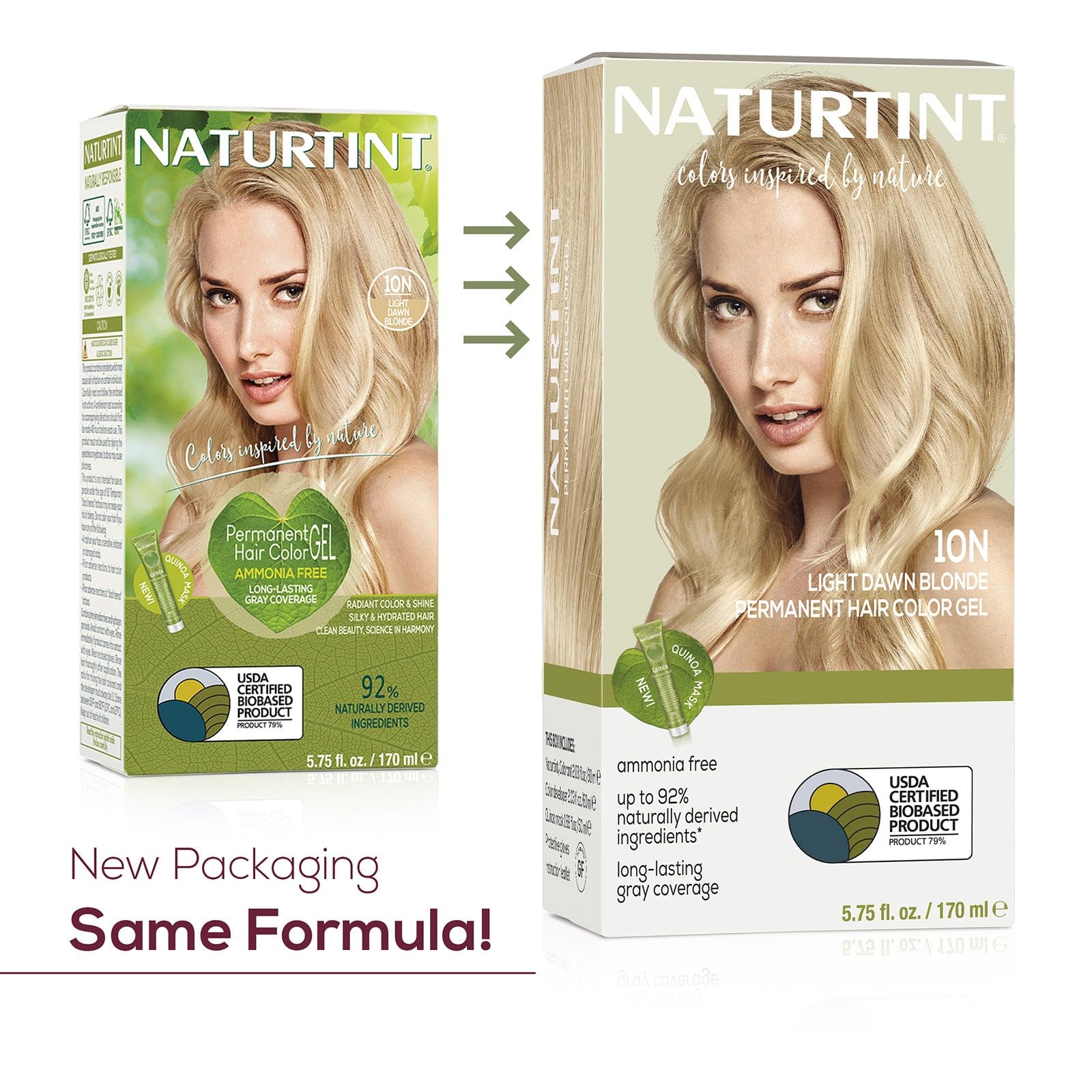 Foto 3 pulgar | Color De Cabello Naturtint 10n Light Dawn Blonde, Paquete 1 - Venta Internacional.
