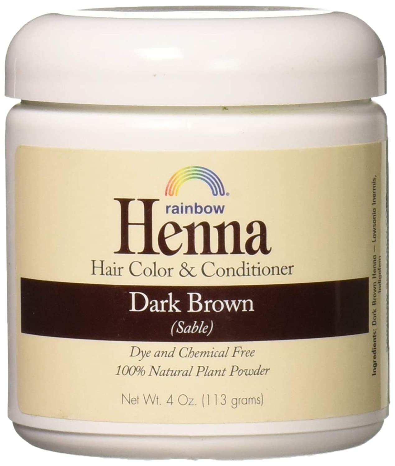 Tinte Y Acondicionador Para Cabello Rainbow Research Persian Dark Brown - Venta Internacional.