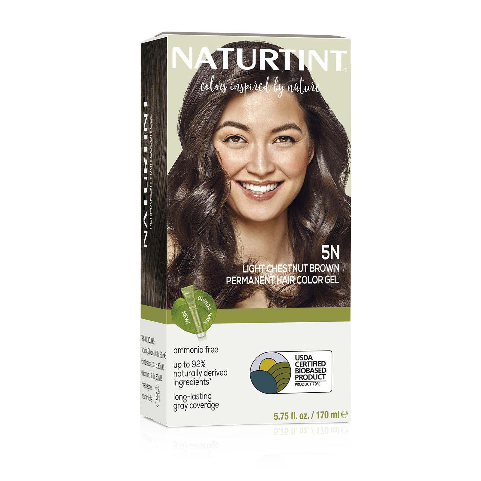 Tinte De Pelo Naturtint Permanent 5n Castaño Claro, 150 Ml - Venta Internacional.