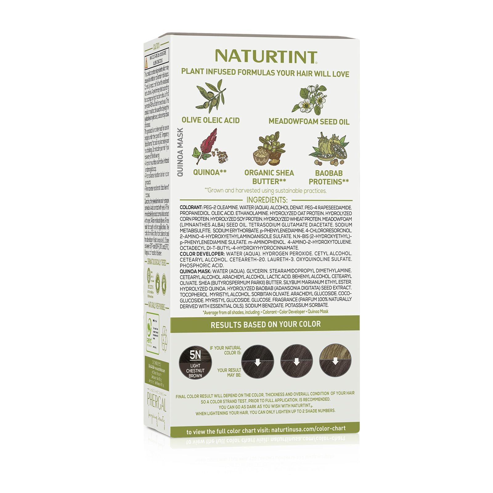 Foto 6 pulgar | Tinte De Pelo Naturtint Permanent 5n Castaño Claro, 150 Ml - Venta Internacional.