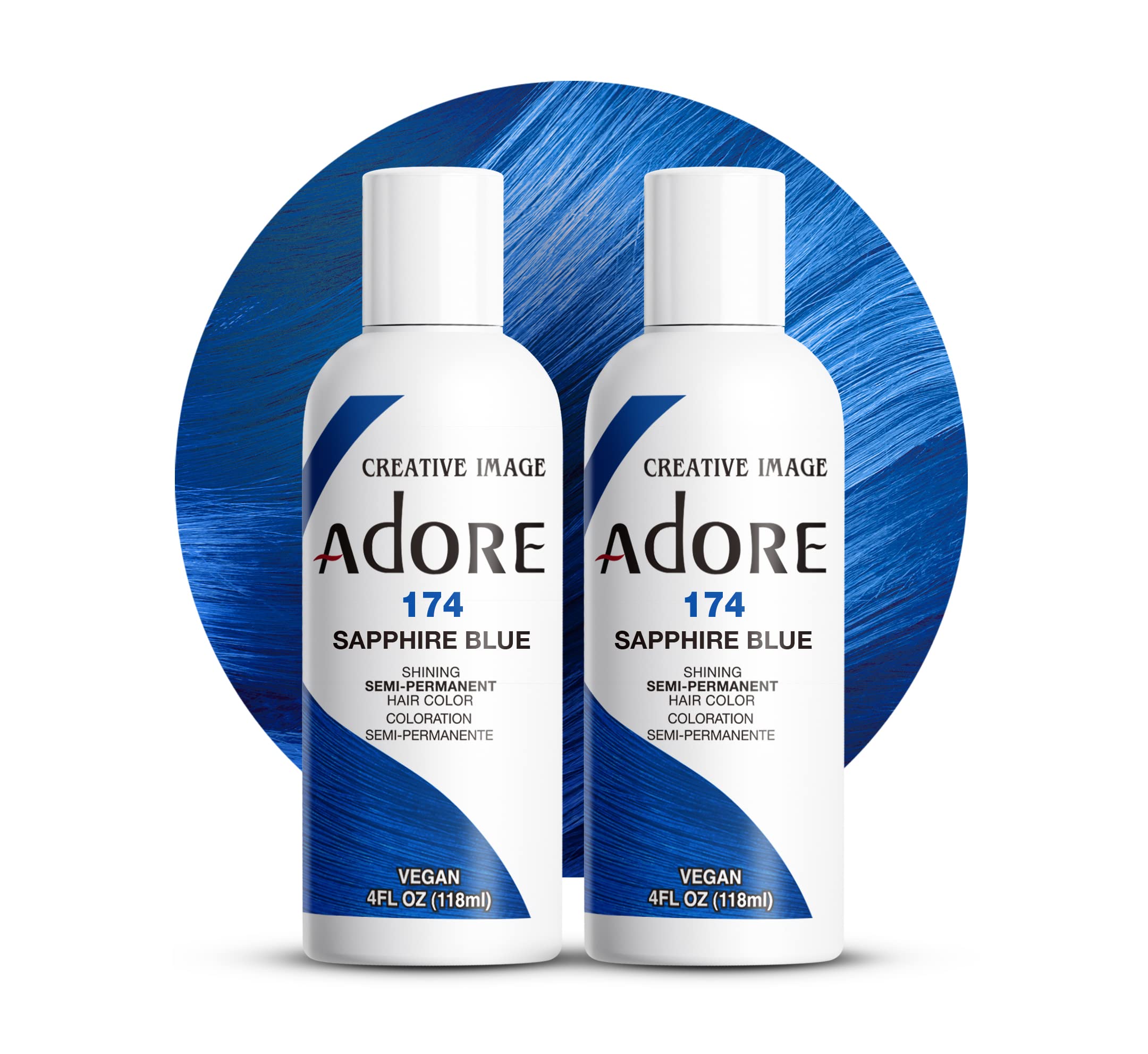 Foto 2 pulgar | Tinte Para El Cabello Adore Semipermanente, Vegano, Libre De Crueldad Animal, 120 Ml, 2 - Venta Internacional.