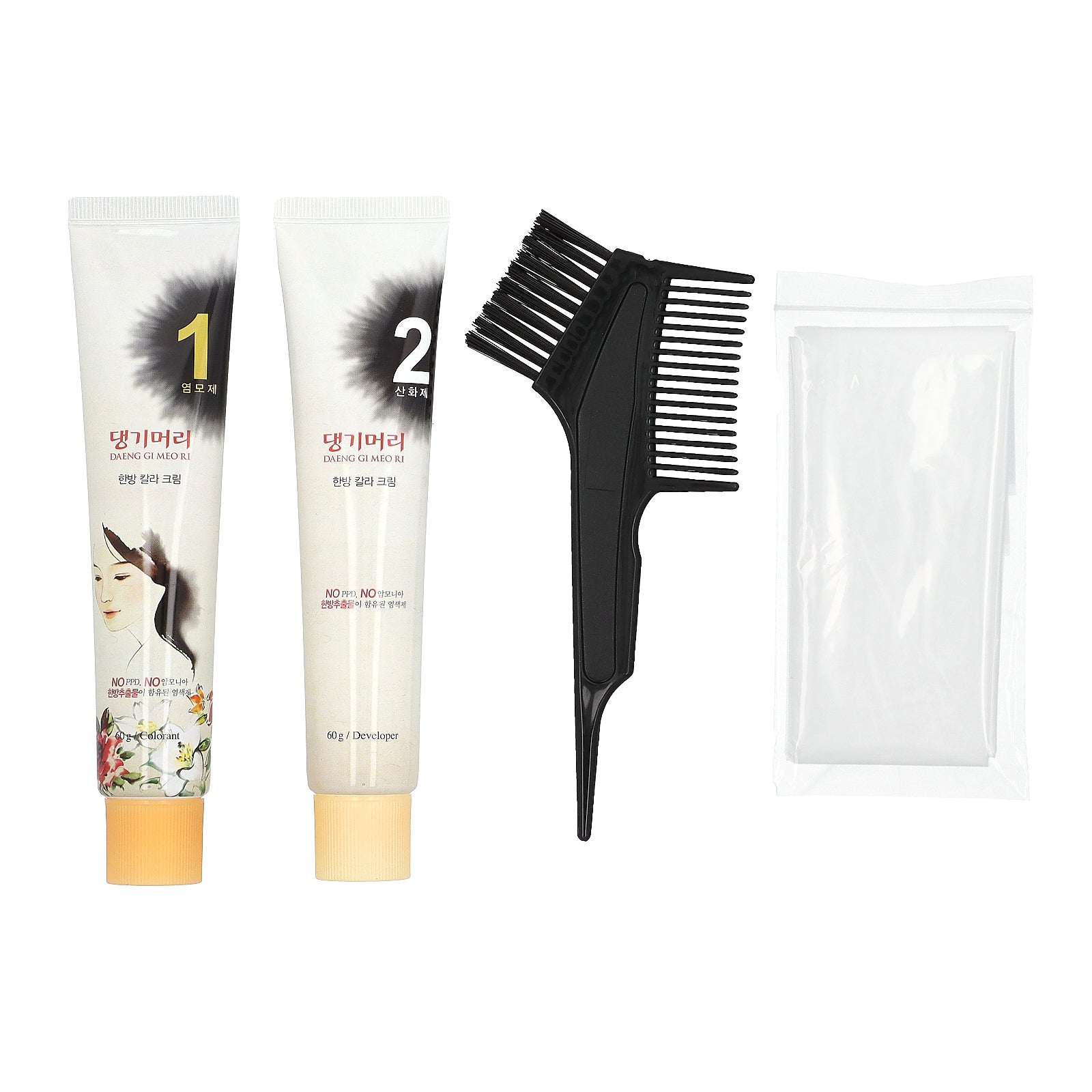 Foto 4 pulgar | Tinte Para El Cabello Daeng Gi Meo Ri, Hierba Medicinal Negra, 1 Kit - Venta Internacional.