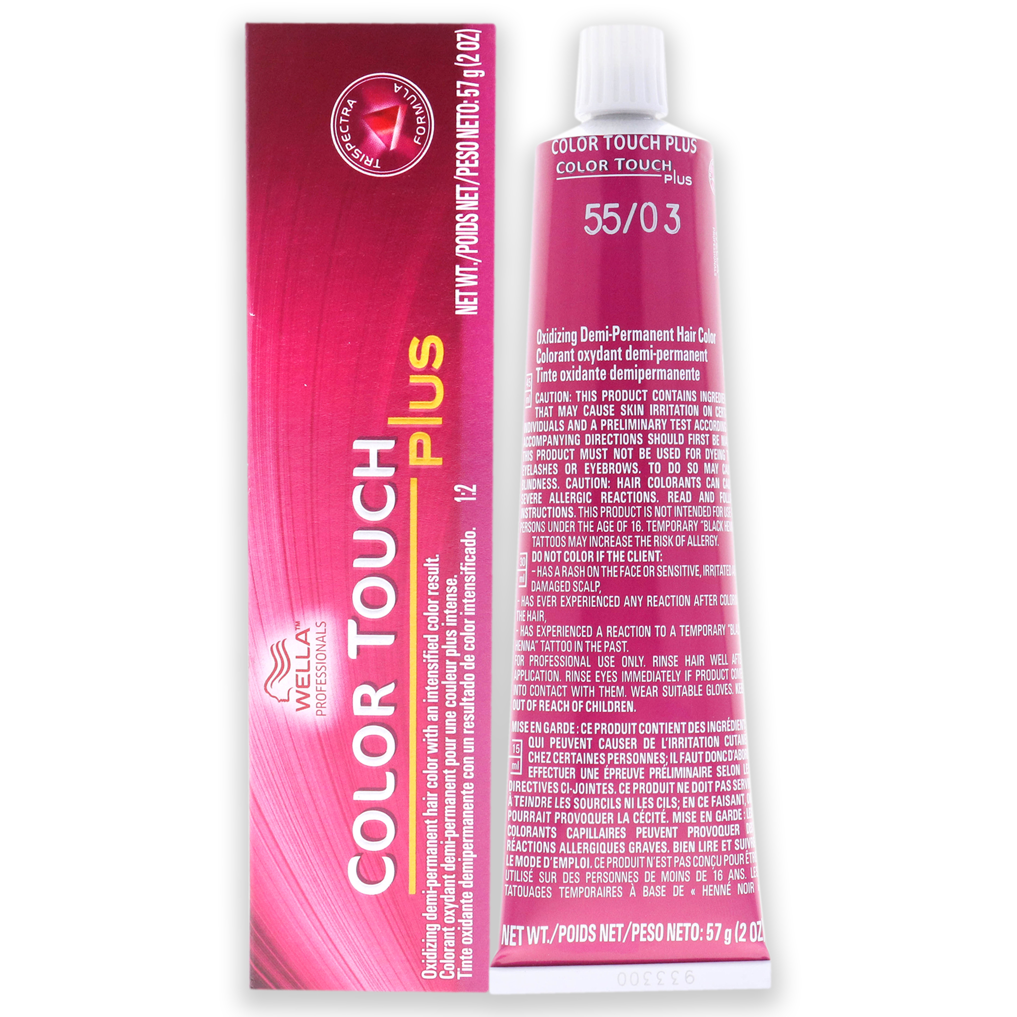 Color De Pelo Wella Color Touch Plus Marrón Claro Intenso - Venta Internacional.