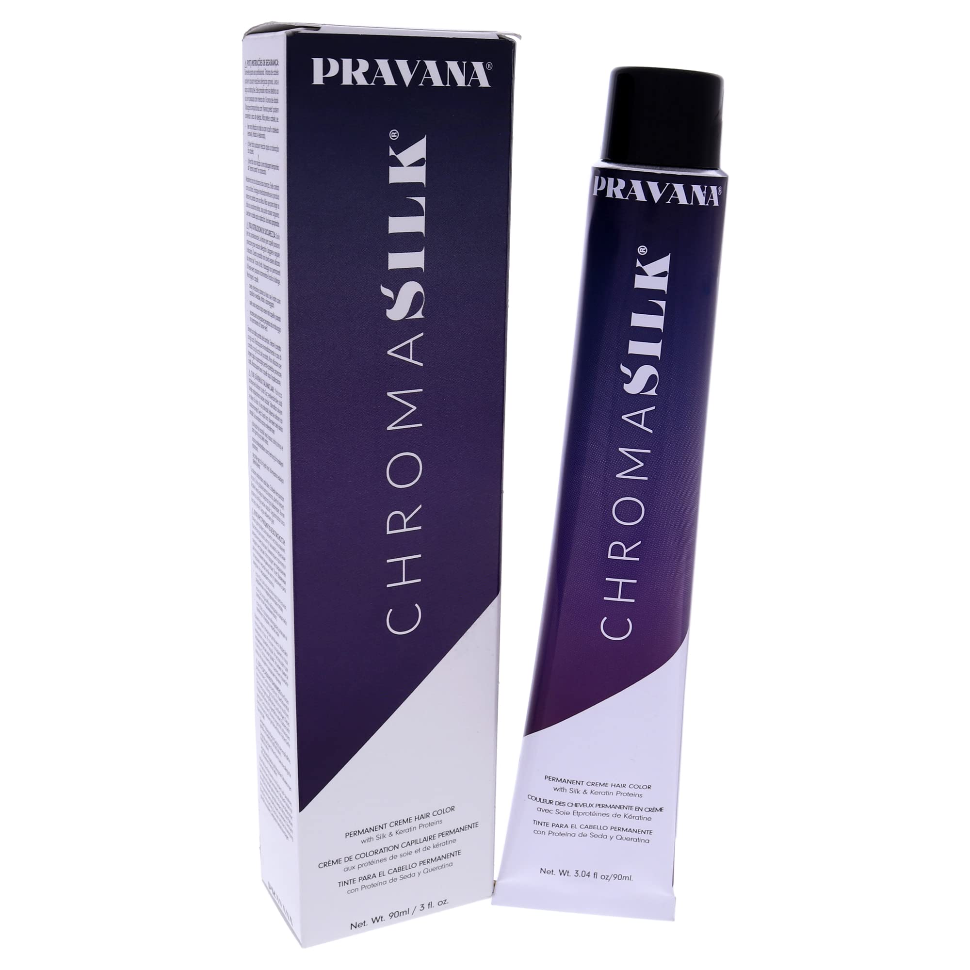 Foto 5 pulgar | Color De Cabello Pravana Chromasilk Creme 7.7 Rubio Violeta Claro - Venta Internacional.