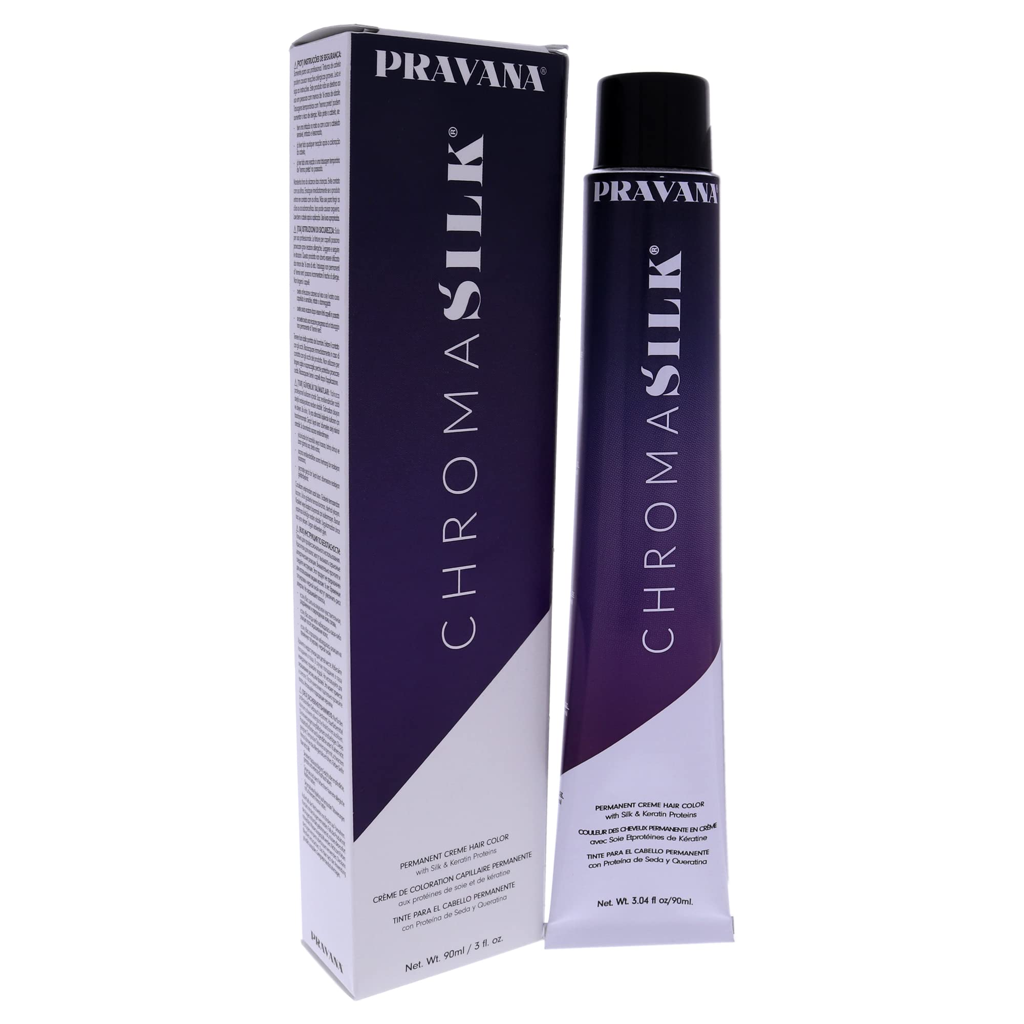 Foto 4 pulgar | Tinte De Pelo Pravana Chromasilk Creme 4.37 Golden Violet Brown - Venta Internacional.