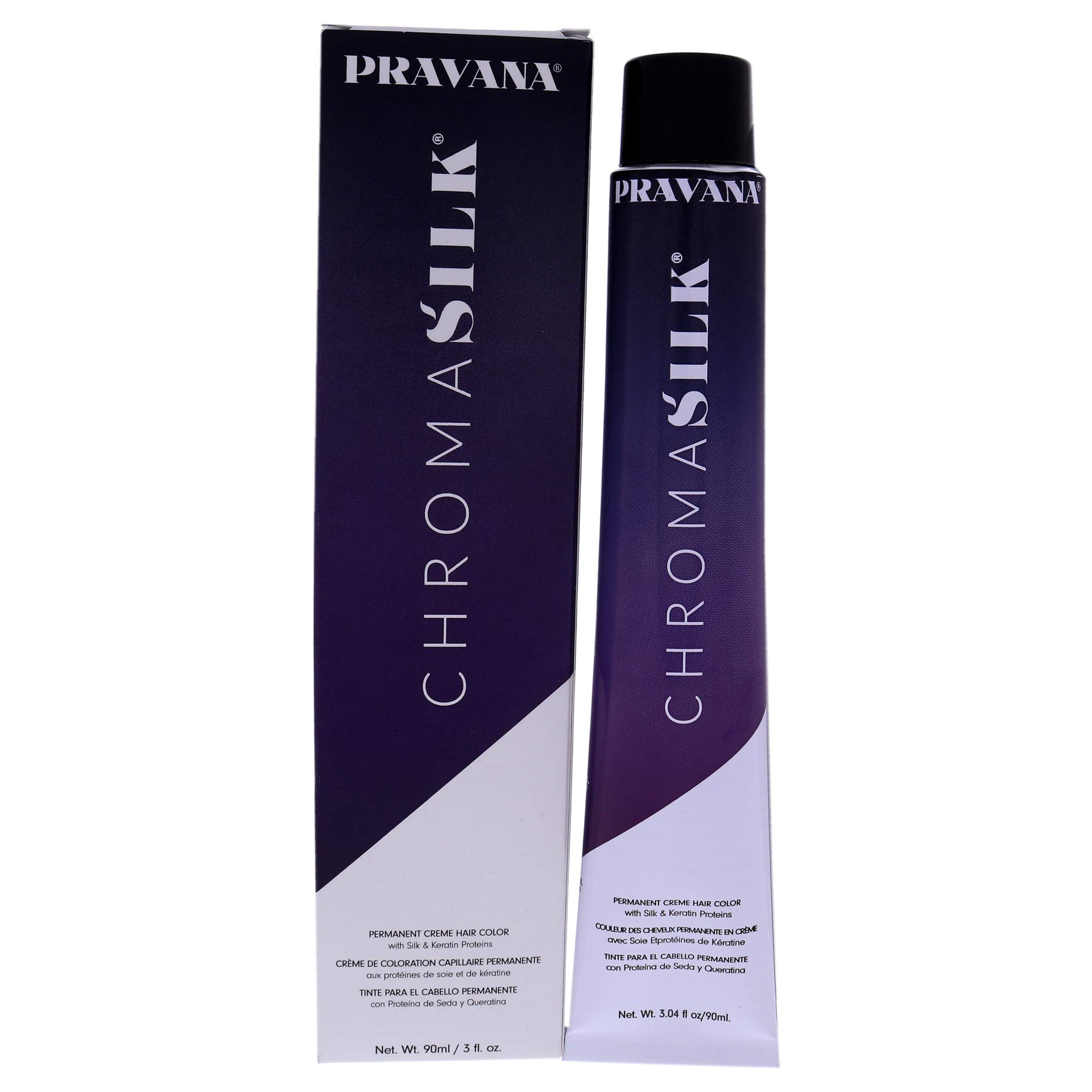 Color De Pelo Pravana Chromasilk Creme 4.56 Caoba Rojo Marrón - Venta Internacional.