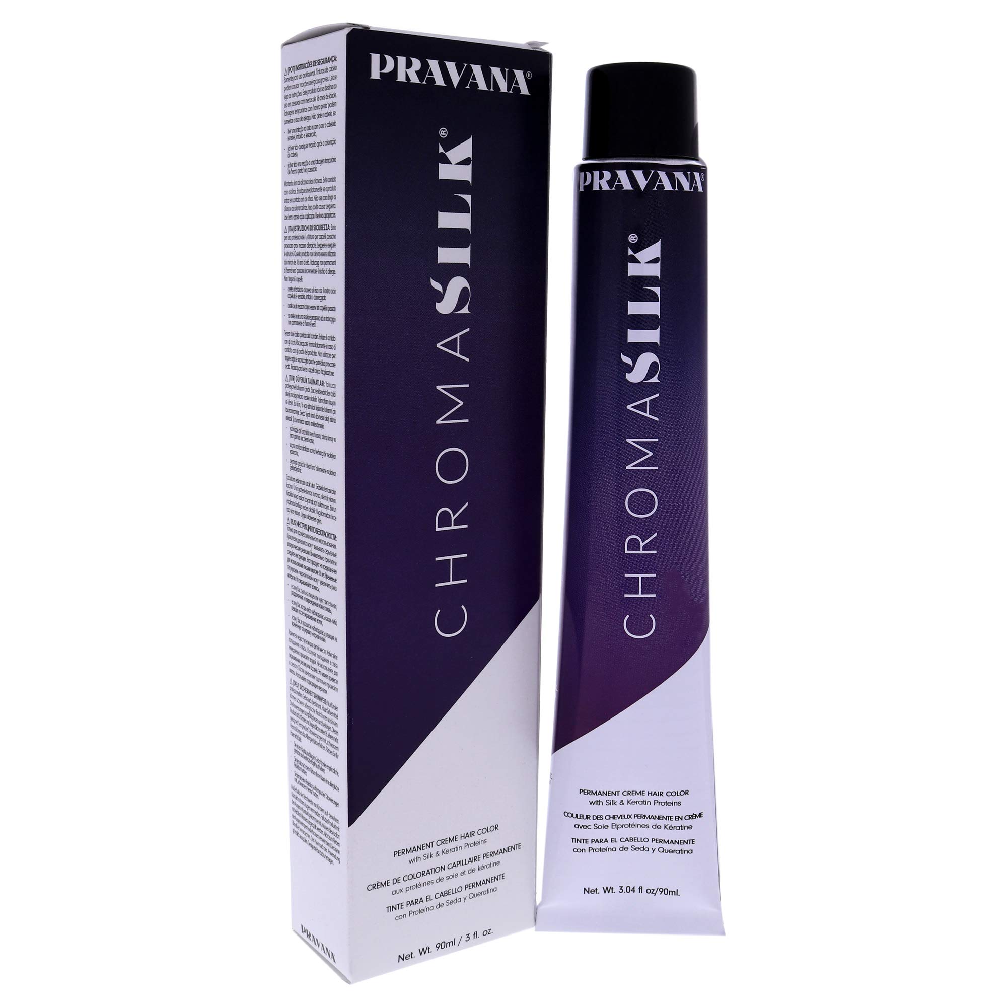 Foto 4 pulgar | Color De Pelo Pravana Chromasilk Creme 4.56 Caoba Rojo Marrón - Venta Internacional.