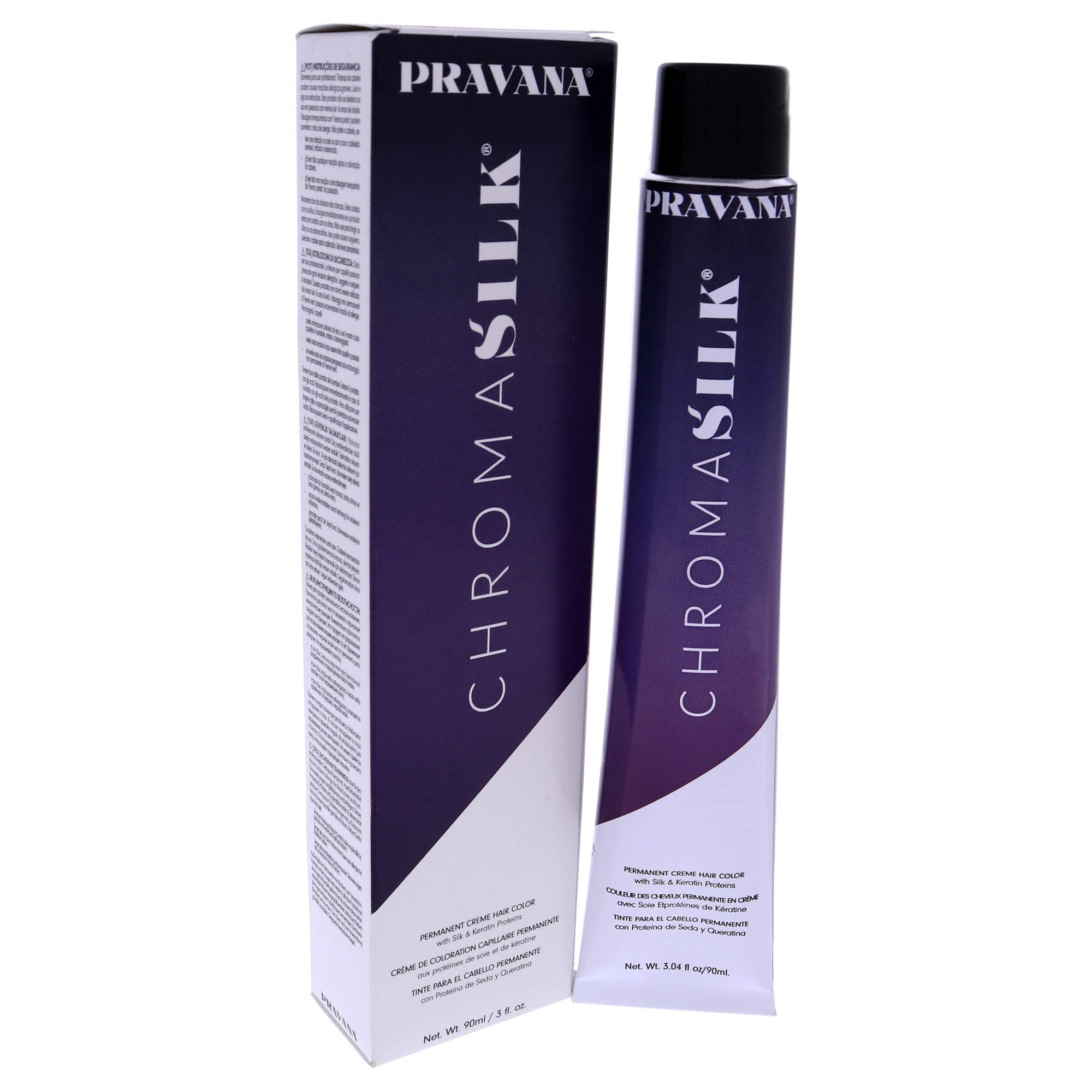 Foto 5 pulgar | Color De Pelo Pravana Chromasilk Creme 4.56 Caoba Rojo Marrón - Venta Internacional.
