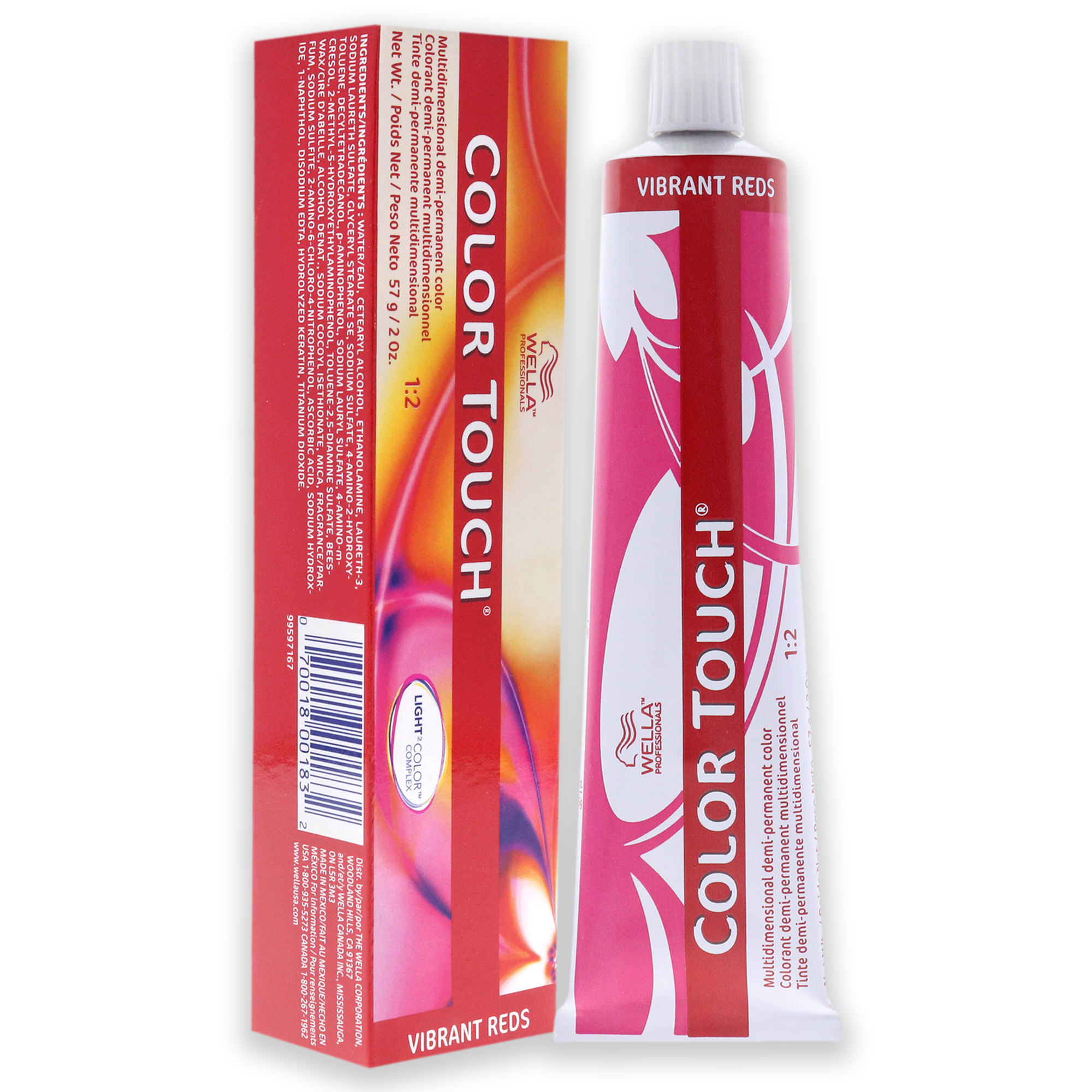 Foto 3 | Color De Pelo Wella Color Touch Rubio Oscuro Rojo - Venta Internacional.