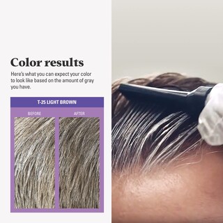 Foto 6 | Kit De Coloración De Cabello Solo Para Hombres Touch Of Grey Light Brown T-25 - Venta Internacional.