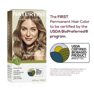 Foto 7 | Color De Cabello Naturtint 8n Rubio Con Germen De Trigo, Paquete 1, Sin Amoniaco - Venta Internacional.