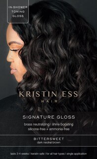 Foto 1 | Tratamiento De Tinte Brillante Para Cabello Kristin Ess Bittersweet Brown - Venta Internacional.