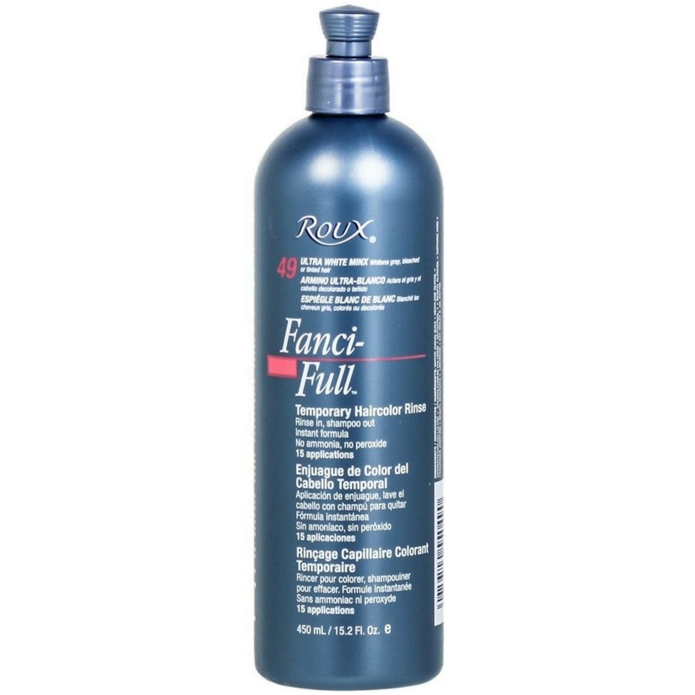 Enjuague Para Teñir El Cabello Roux Fanci-full 49 White Minx 450 Ml - Venta Internacional.