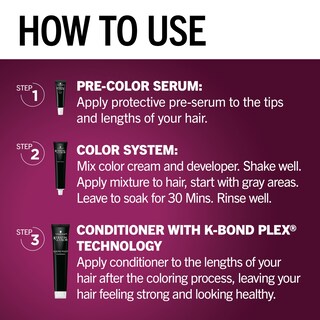 Foto 7 | Tinte Para El Cabello Schwarzkopf Keratin Color 7.7 Medium Auburn 1 Aplicación - Venta Internacional.