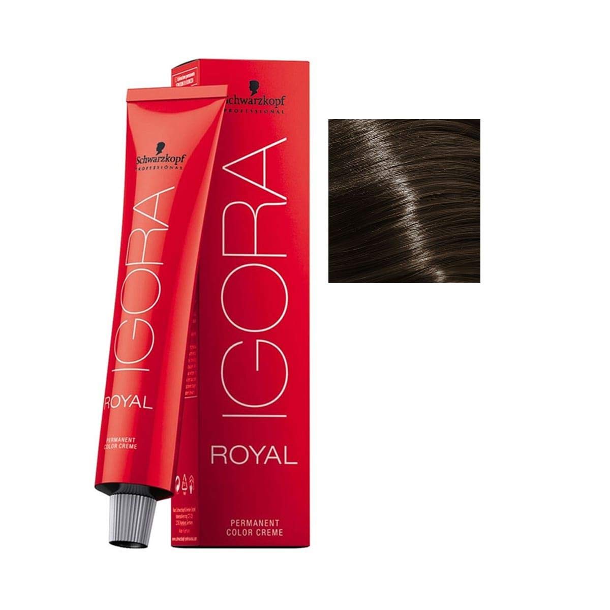 Tinte De Pelo Schwarzkopf Igora Royal Permanent 6-0 Rubio Oscuro - Venta Internacional.