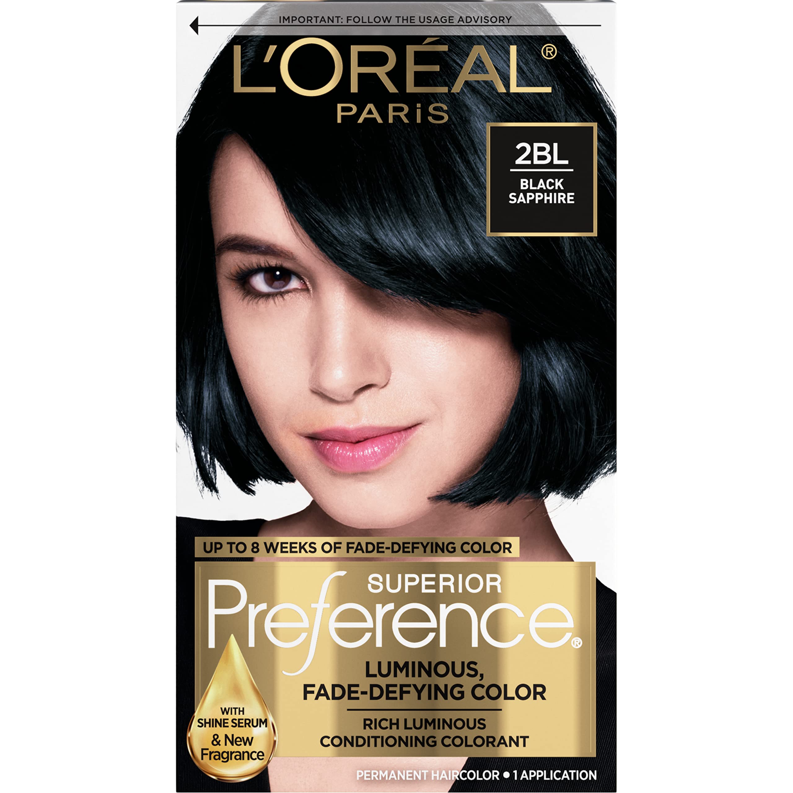 Tinte Para El Cabello L'oreal Paris Superior Preference 2bl Black Sapphire - Venta Internacional.