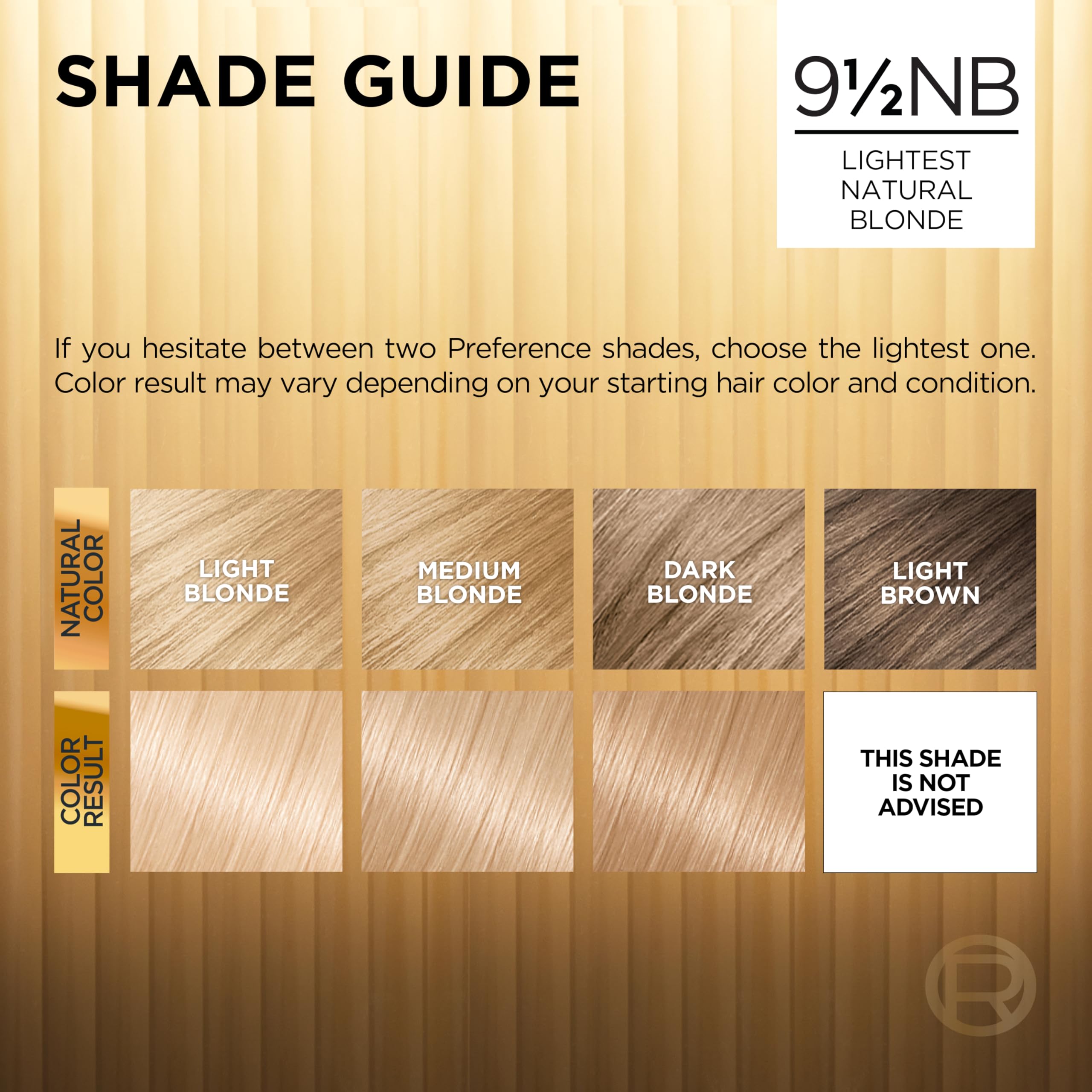 Foto 4 pulgar | Tinte para Cabello L'Oréal Paris 9 1/2 NB Rubio Natural más Claro 3 Piezas - Venta Internacional