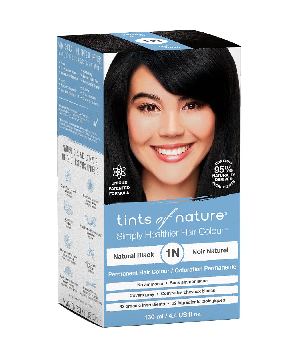 Foto 2 | Tinte Para El Cabello Tints Of Nature Natural Black  130 Ml  Sin Amoniaco - Venta Internacional.