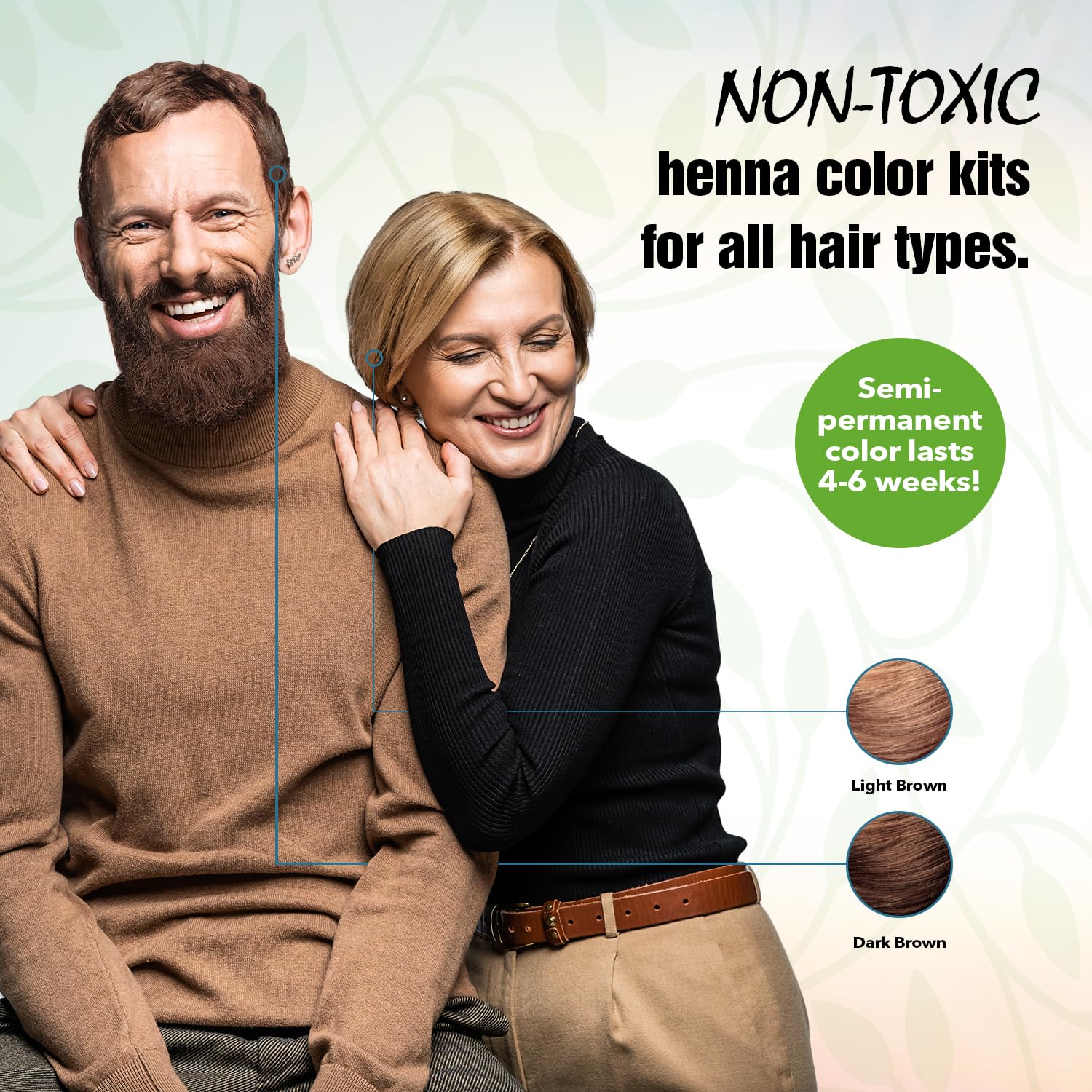 Foto 5 pulgar | Tinte Para El Cabello Light Mountain Henna Color Chestnut 200 Ml - Venta Internacional.