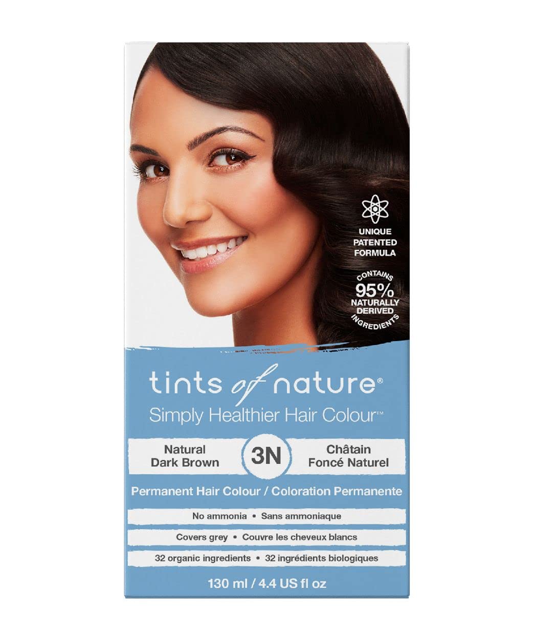 Foto 2 pulgar | Tinte Para El Cabello Tints Of Nature Natural Dark Brown 3n 130 Ml - Venta Internacional.