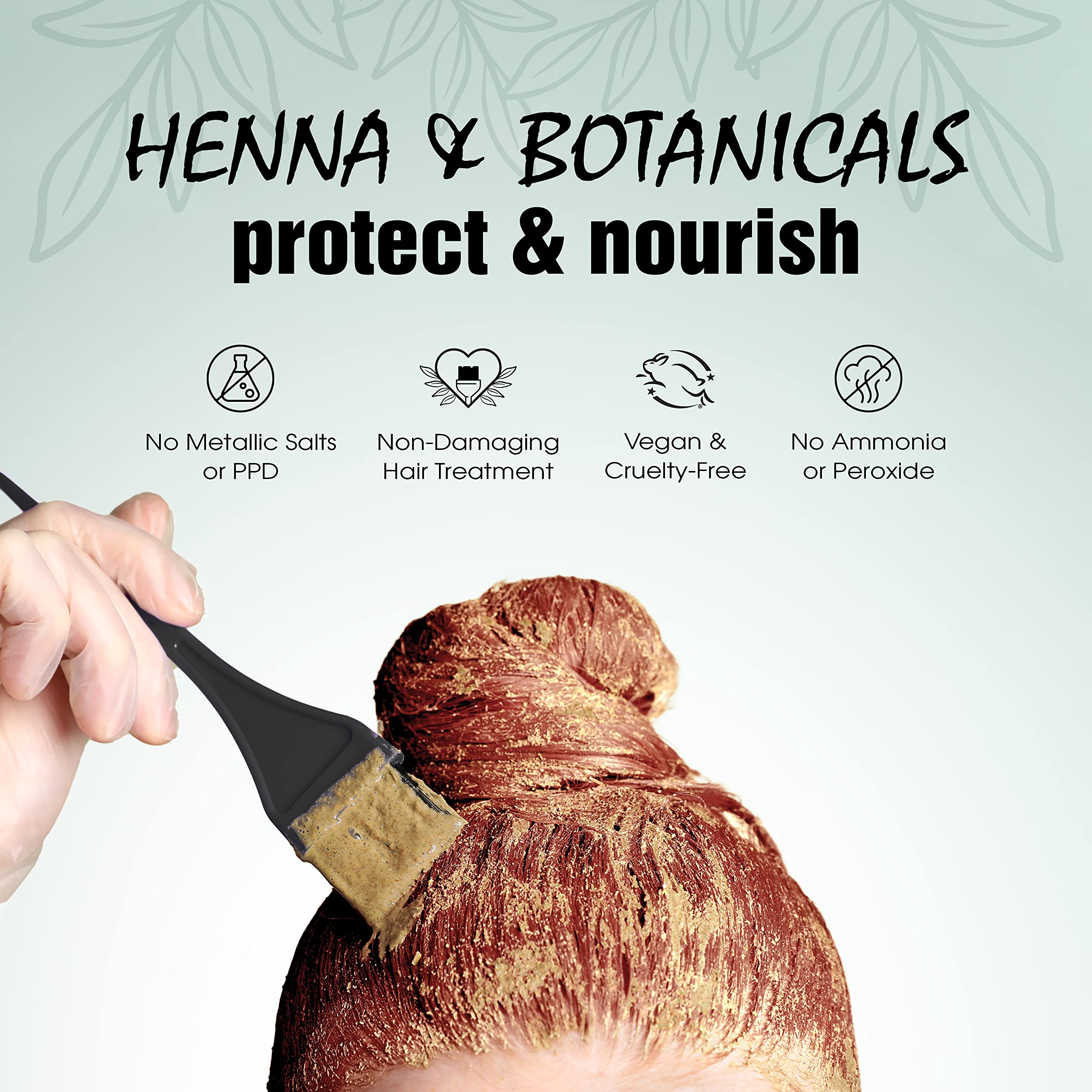 Foto 6 pulgar | Tinte Para El Cabello Light Mountain Henna Bright Red 120 Ml Organic - Venta Internacional.