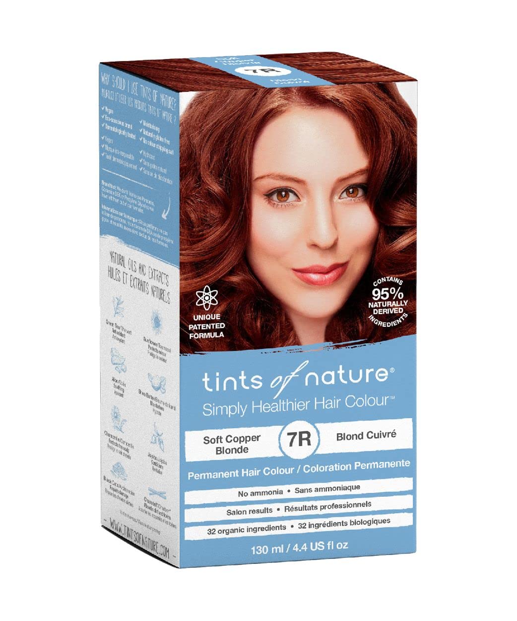 Foto 3 pulgar | Tinte Para El Cabello Tints Of Nature 7r Soft Copper Blonde 130 Ml - Venta Internacional.
