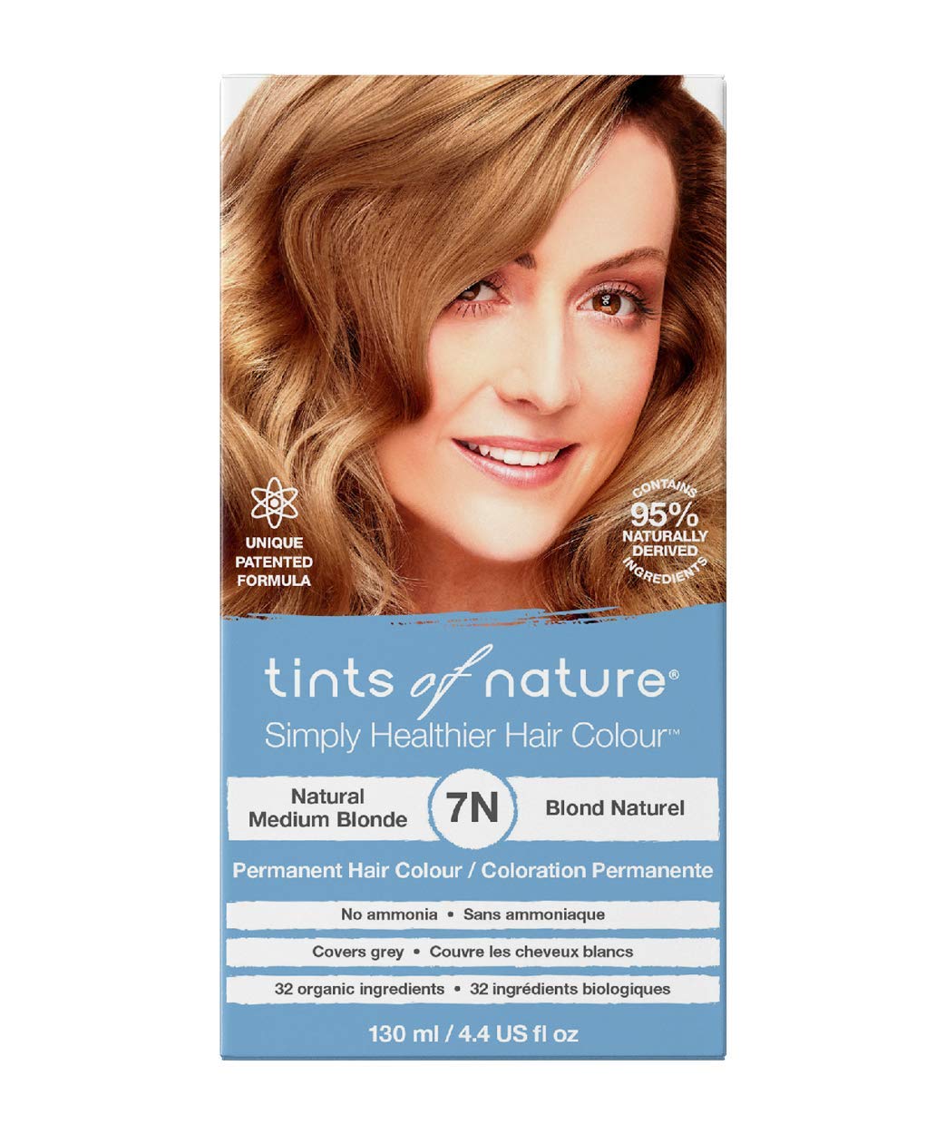 Tinte Para Cabello Tints Of Nature 7n Medium Blonde 100 Ml - Venta Internacional.