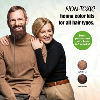 Foto 4 | Tinte Para El Cabello Light Mountain Henna Color The Grey Black 200 Ml - Venta Internacional.