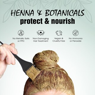 Foto 5 | Tinte Para El Cabello Light Mountain Henna Color The Grey Black 200 Ml - Venta Internacional.