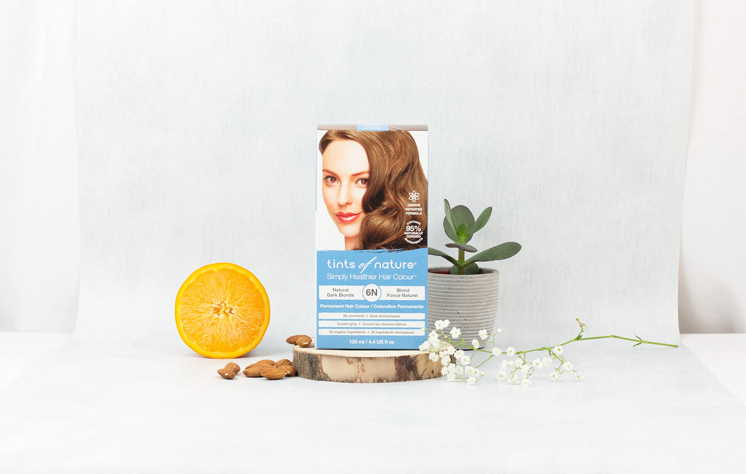 Foto 6 pulgar | Tinte Para El Cabello Tints Of Nature Natural Dark Blonde 6n 130ml - Venta Internacional.