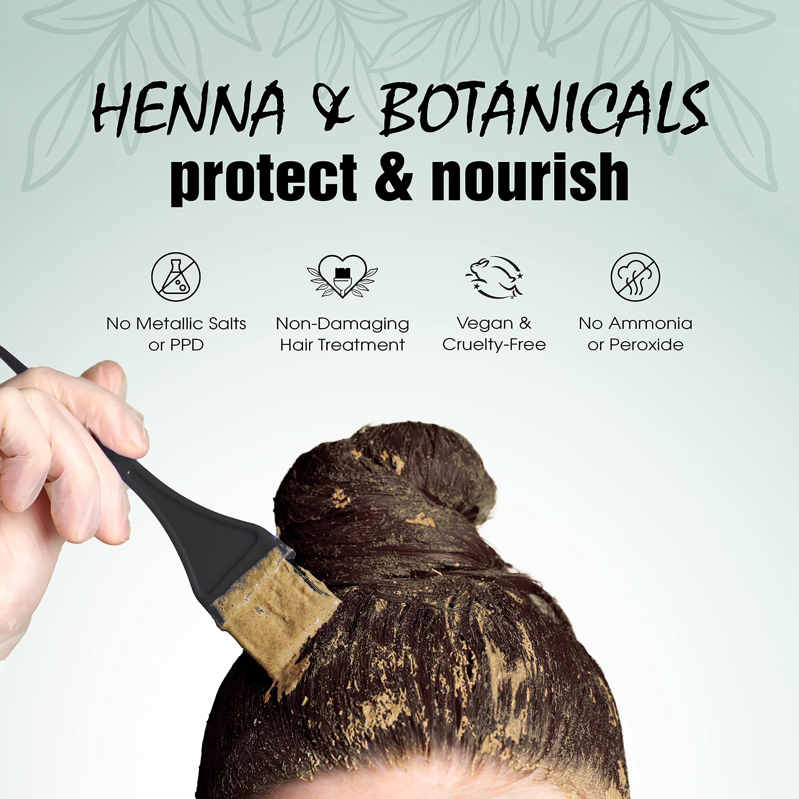 Foto 7 pulgar | Tinte Y Acondicionador Para Cabello Light Mountain Henna Black 120 Ml - Venta Internacional.