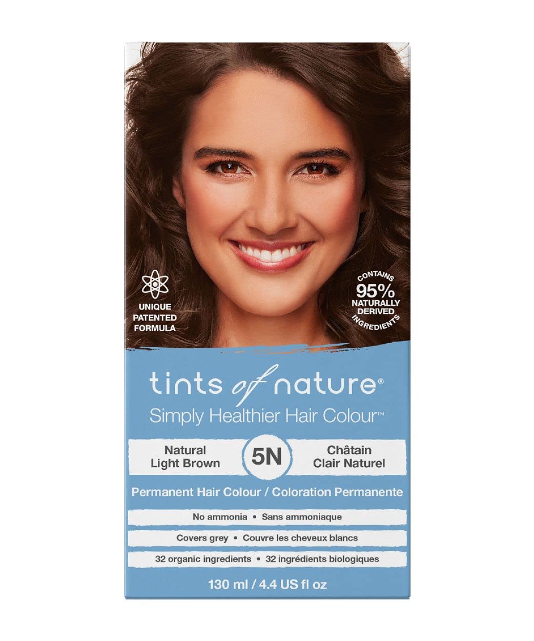 Foto 1 | Tinte para el Cabello Tints Of Nature Natural Light Brown 5n 130 Ml - Venta Internacional