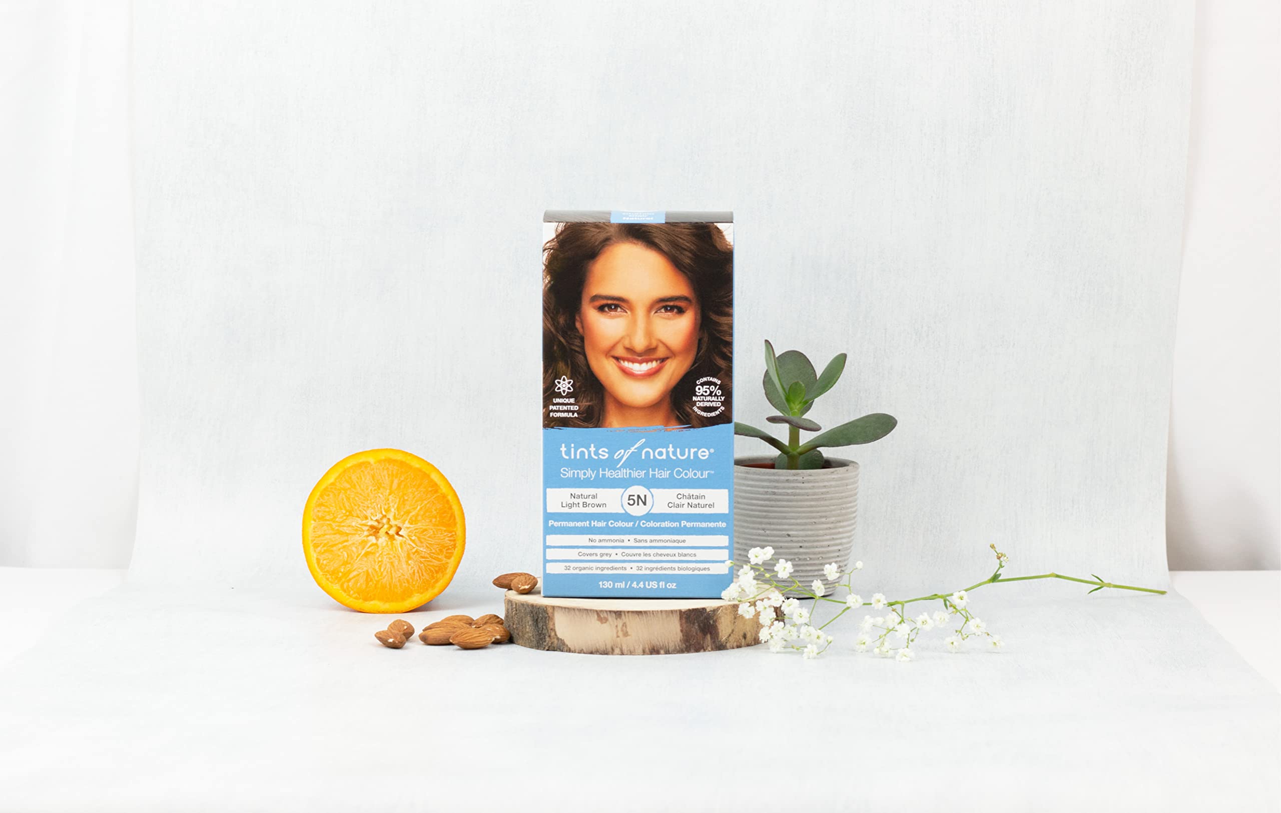 Foto 5 | Tinte para el Cabello Tints Of Nature Natural Light Brown 5n 130 Ml - Venta Internacional