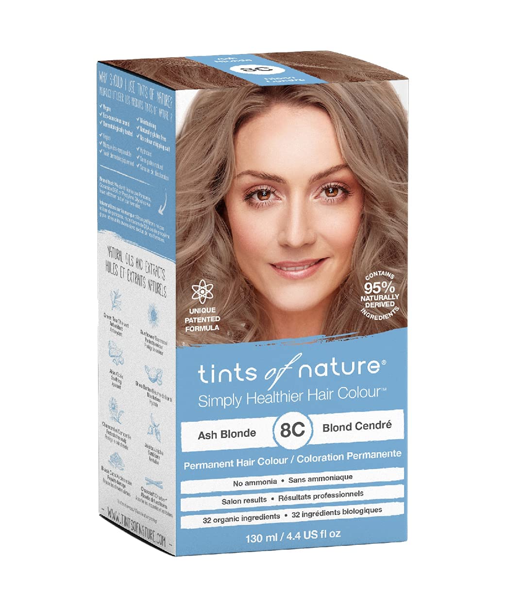 Foto 2 | Tinte para Cabello Tints Of Nature 8N Natural Light Blonde - Venta Internacional