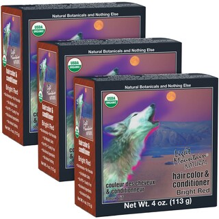 Foto 1 | Tinte Para El Cabello Light Mountain Henna Rojo Brillante 120 Ml (paquete De 3) - Venta Internacional.