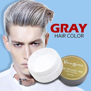 Foto 2 | Cera Para El Cabello Huoguo Grandma Tinte De Ceniza Barro Gris 80 G Temporal - Venta Internacional.