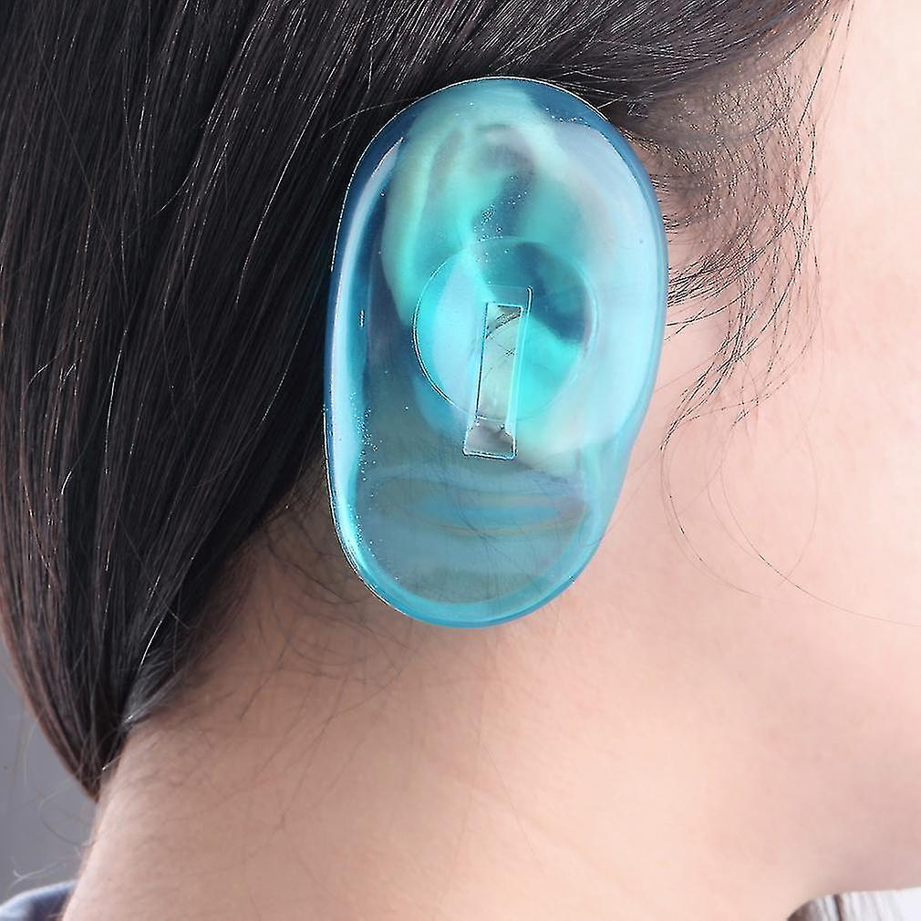 Foto 2 pulgar | Cubreorejas De Silicona Transparente Para El Cuidado Del Cabello  Protector De Tinte Para El Cabello - Venta Internac