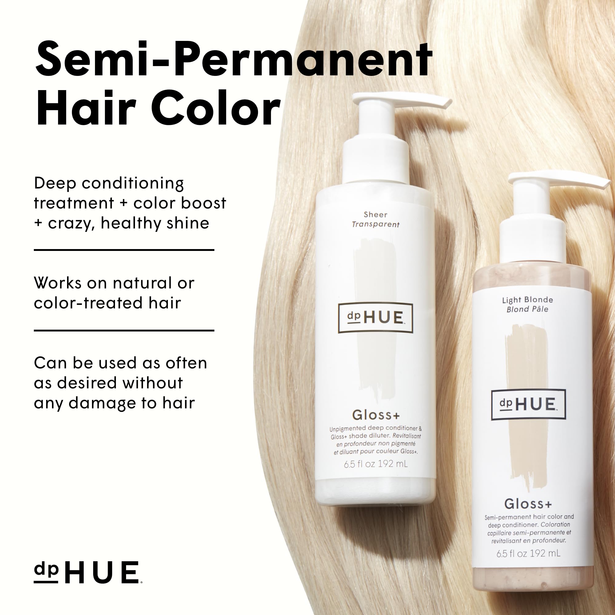 Foto 5 pulgar | Tinte Y Acondicionador Para Cabello Dphue Gloss+ Light Blonde 200 Ml - Venta Internacional.