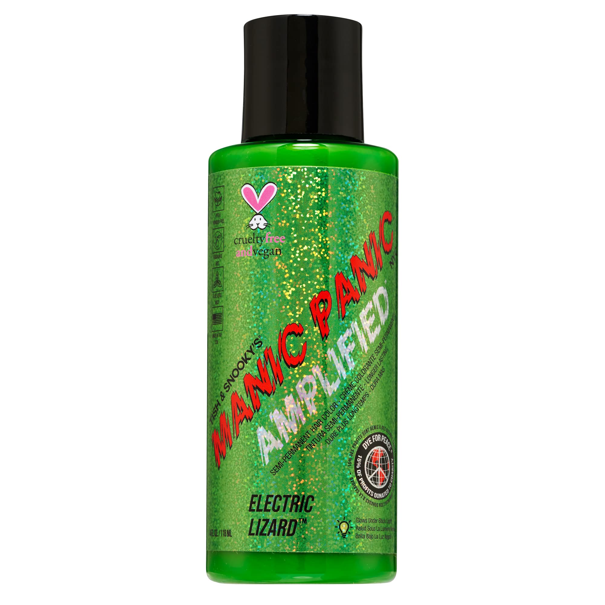 Foto 2 pulgar | Tinte De Pelo Manic Panic Electric Lizard Amplified Green - Venta Internacional.