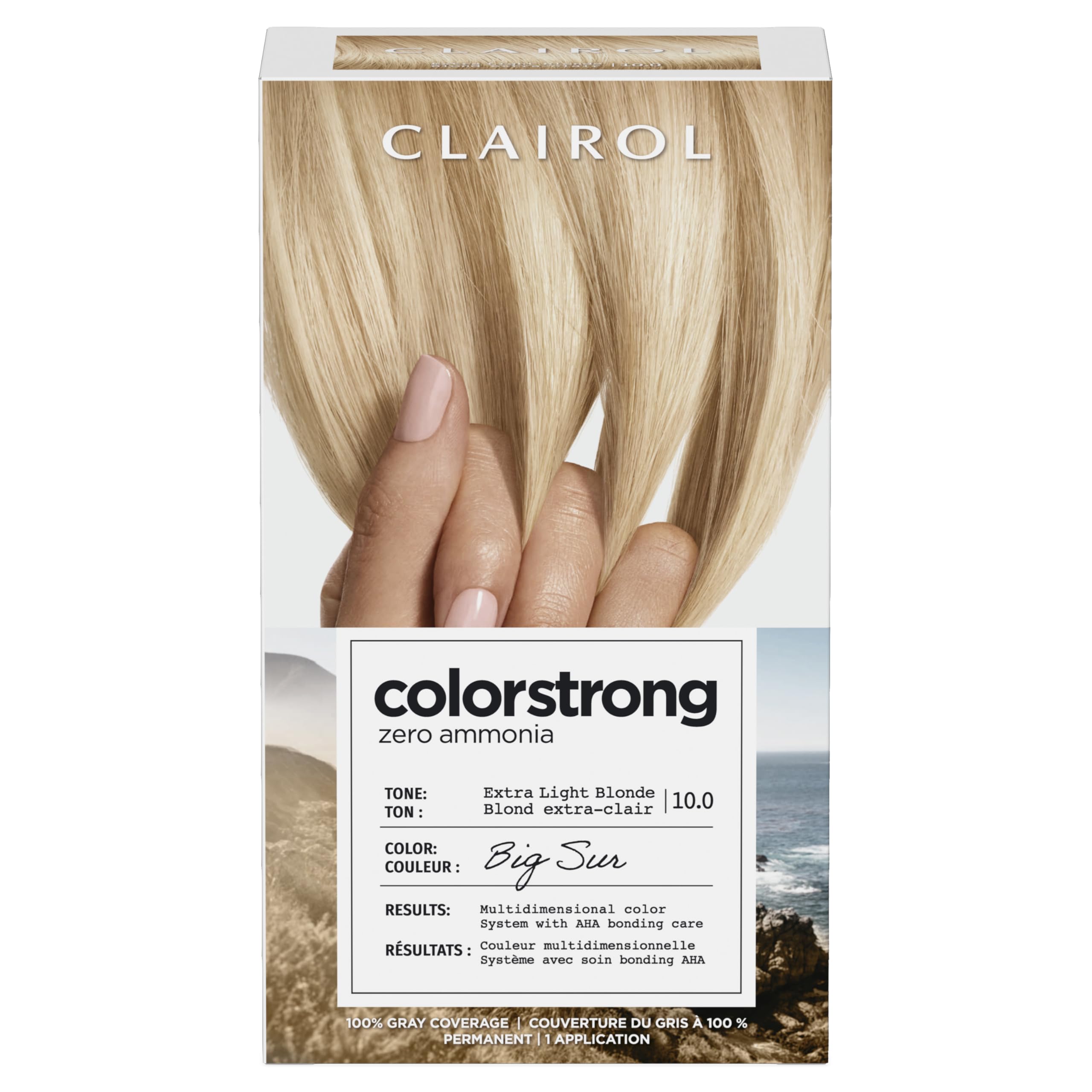 Foto 2 pulgar | Tinte Para El Cabello Clairol Colorstrong Permanent Zero Ammonia 10.0 Blonde - Venta Internacional.