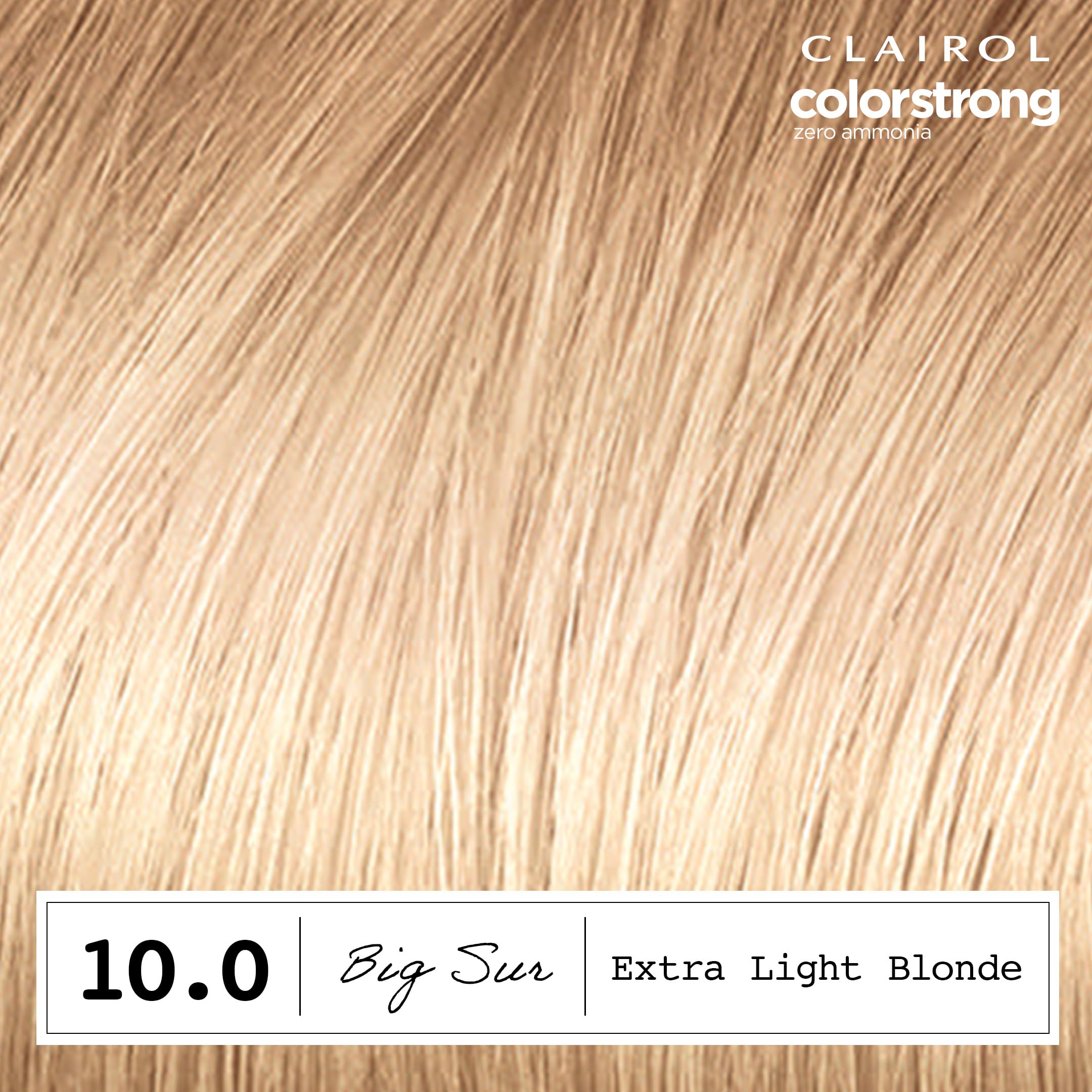 Foto 4 pulgar | Tinte Para El Cabello Clairol Colorstrong Permanent Zero Ammonia 10.0 Blonde - Venta Internacional.