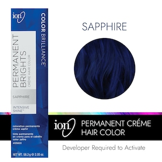 Foto 2 | Brillantes Permanentes Para Teñir El Cabello Color Crema Zafiro Y Zafiro - Venta Internacional.