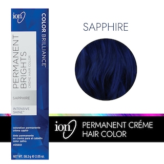 Foto 3 | Brillantes Permanentes Para Teñir El Cabello Color Crema Zafiro Y Zafiro - Venta Internacional.