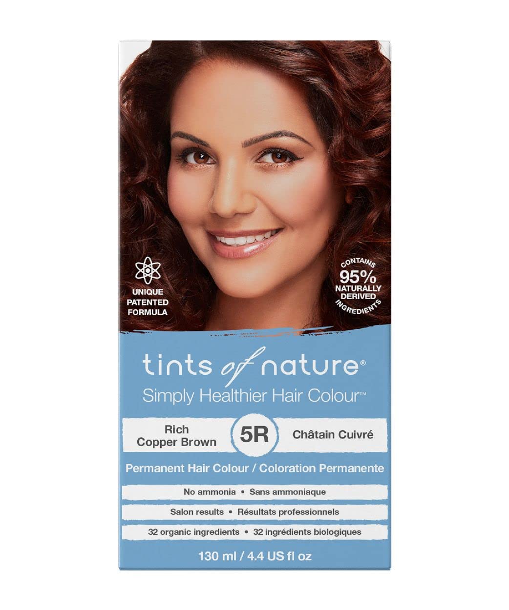Tinte Para El Cabello Tints Of Nature 5r Rich Copper Brown 130 Ml - Venta Internacional.