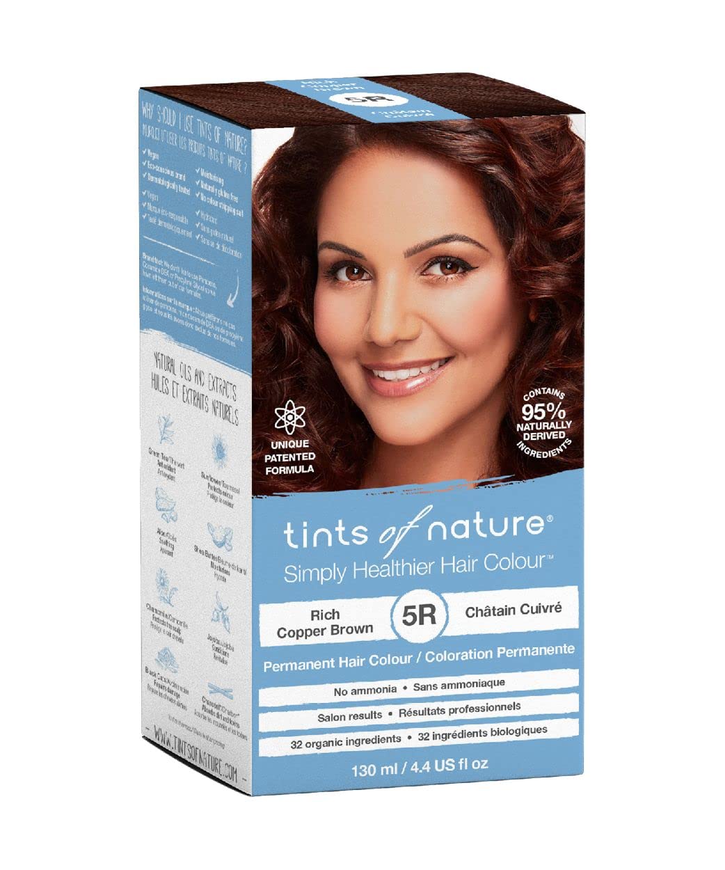 Foto 2 | Tinte Para El Cabello Tints Of Nature 5r Rich Copper Brown 130 Ml - Venta Internacional.