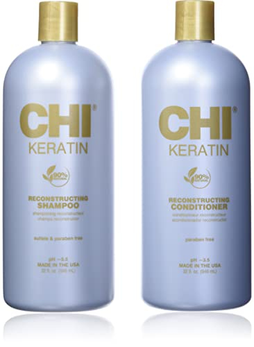 Foto 2 pulgar | Set De Champú Y Acondicionador Chi Moisturizing Keratin - Venta Internacional.