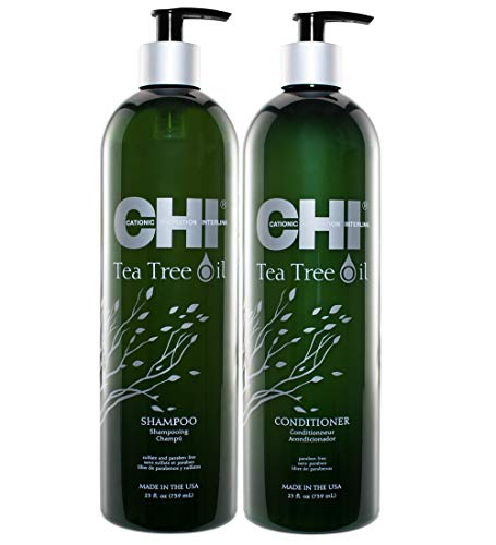 Foto 2 pulgar | Set De Champú Y Acondicionador Chi Tea Tree 750 Ml - Venta Internacional.